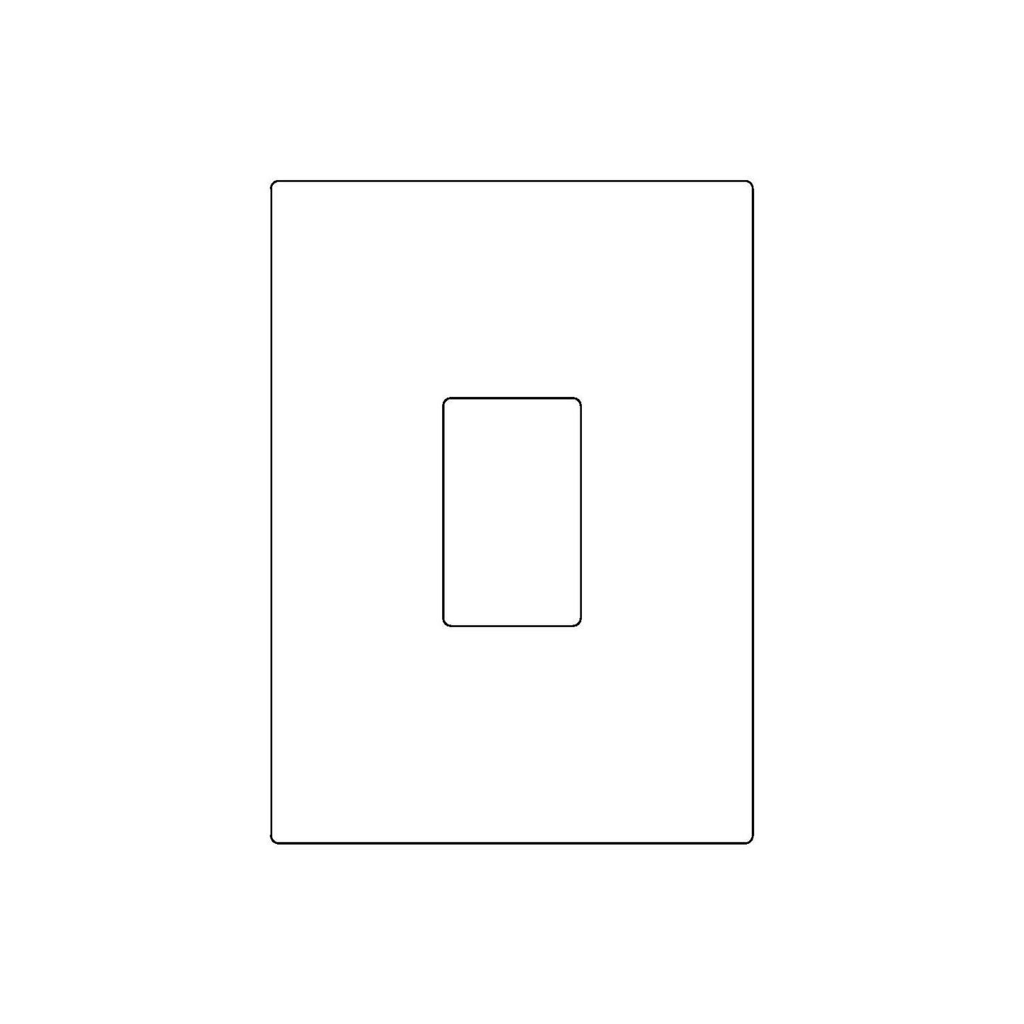 Emtek Flush Pull (222350) - Rectangular Offset Pocket