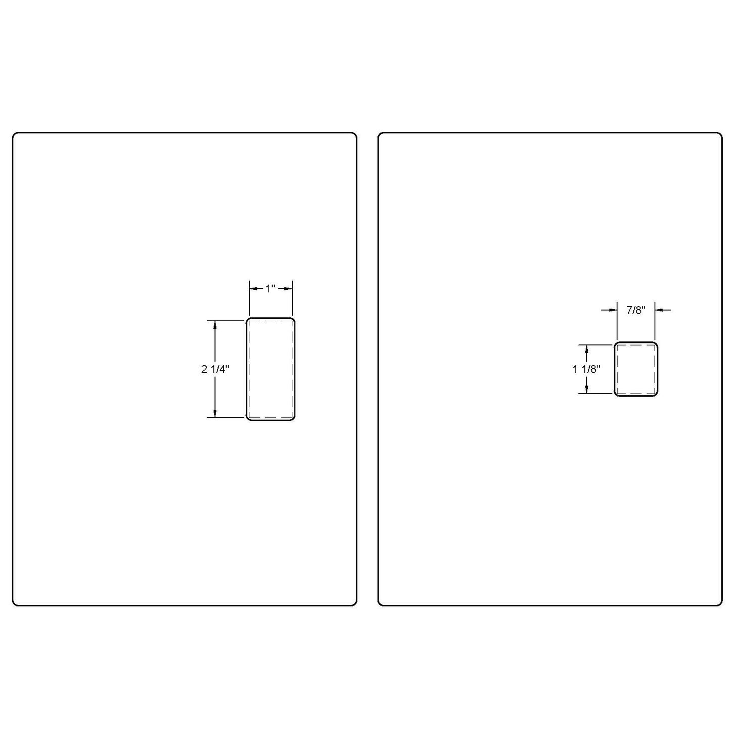 Strike + Dust Box (1"x 2-1/4")