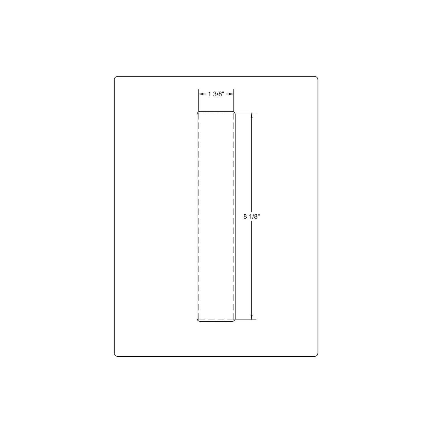 Flush Pull (1-3/8" x 8-1/8")