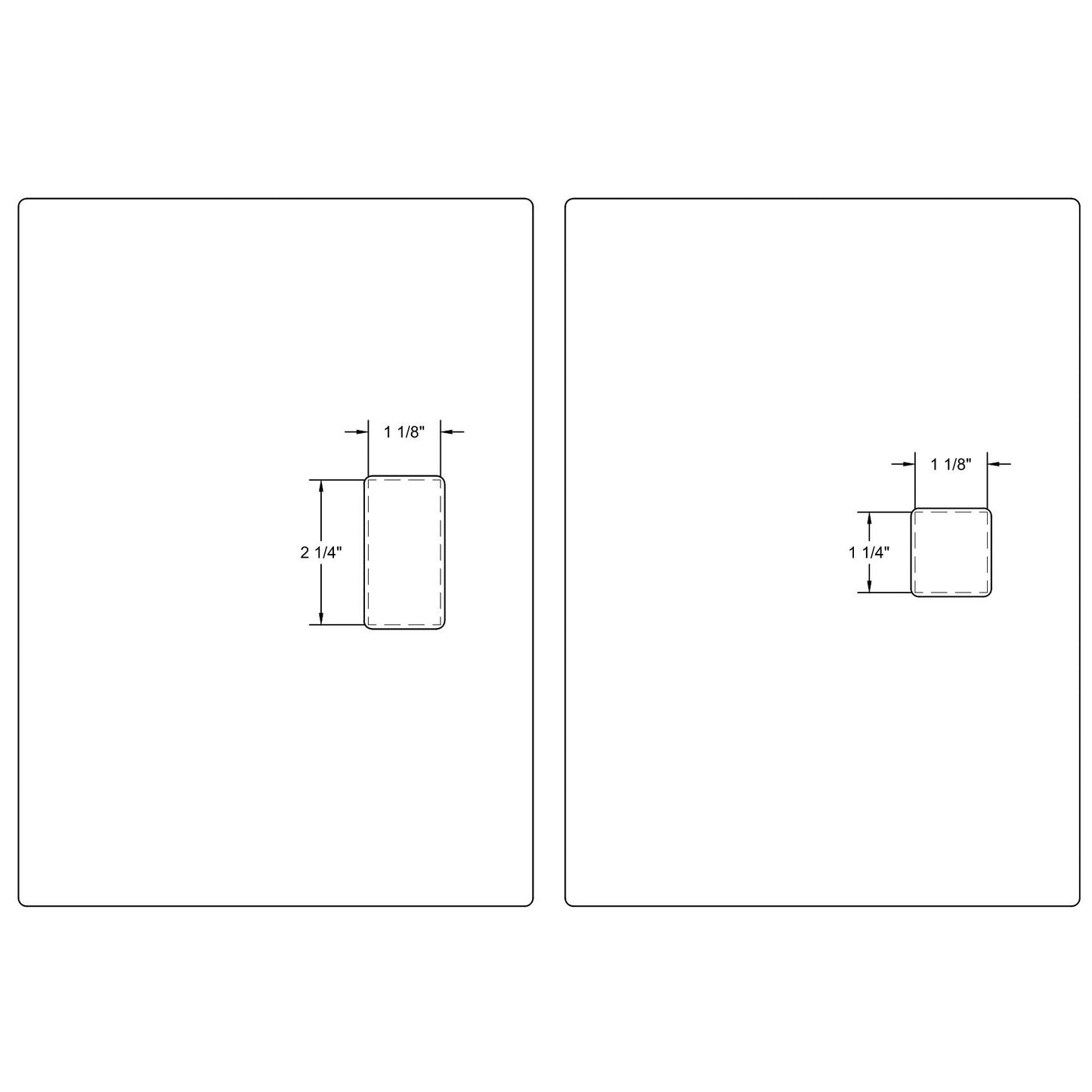 Strike + Dust Box (1-1/8"x 2-1/4")