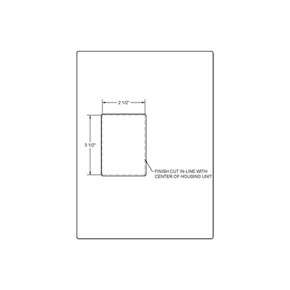 3.5" Hinge