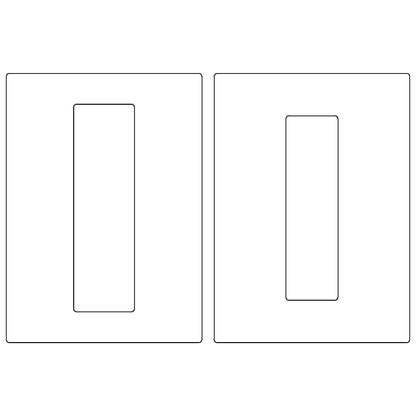 Baldwin Flush Pull (PD005) + Full Recess