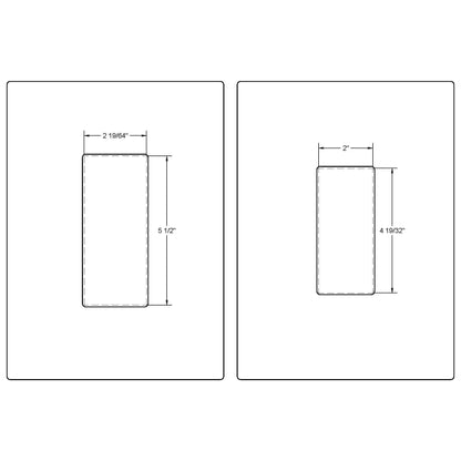 Baldwin Flush Pull (PD006) + Full Recess