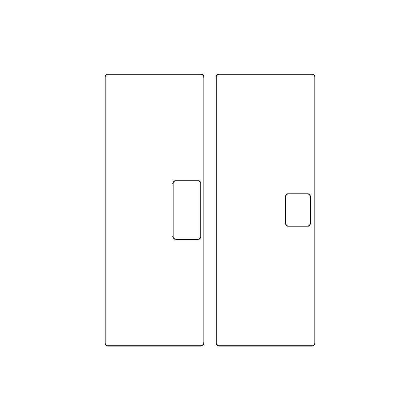 Dead Bolt Strike + Dust Box (1"x2-1/4")