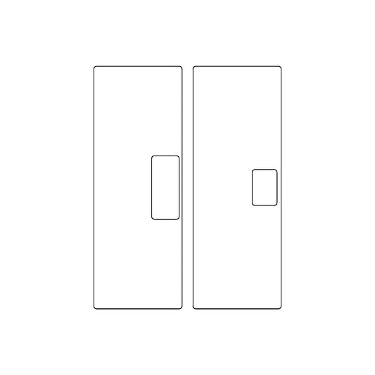 Dead Bolt Strike + Dust Box (1-1/8"x2-3/4")