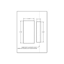 Load image into Gallery viewer, Emtek Barn Door Privacy Lock with Integrated Strike (5&quot;x7&quot;)