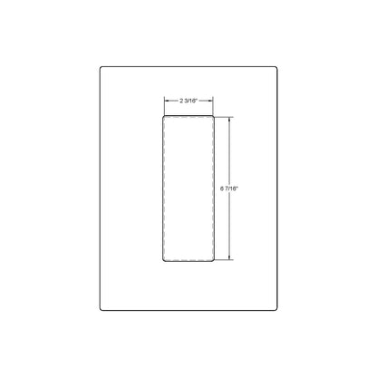 Emtek Classic Pocket Door Mortise Lock (2-3/16"x6-7/16")
