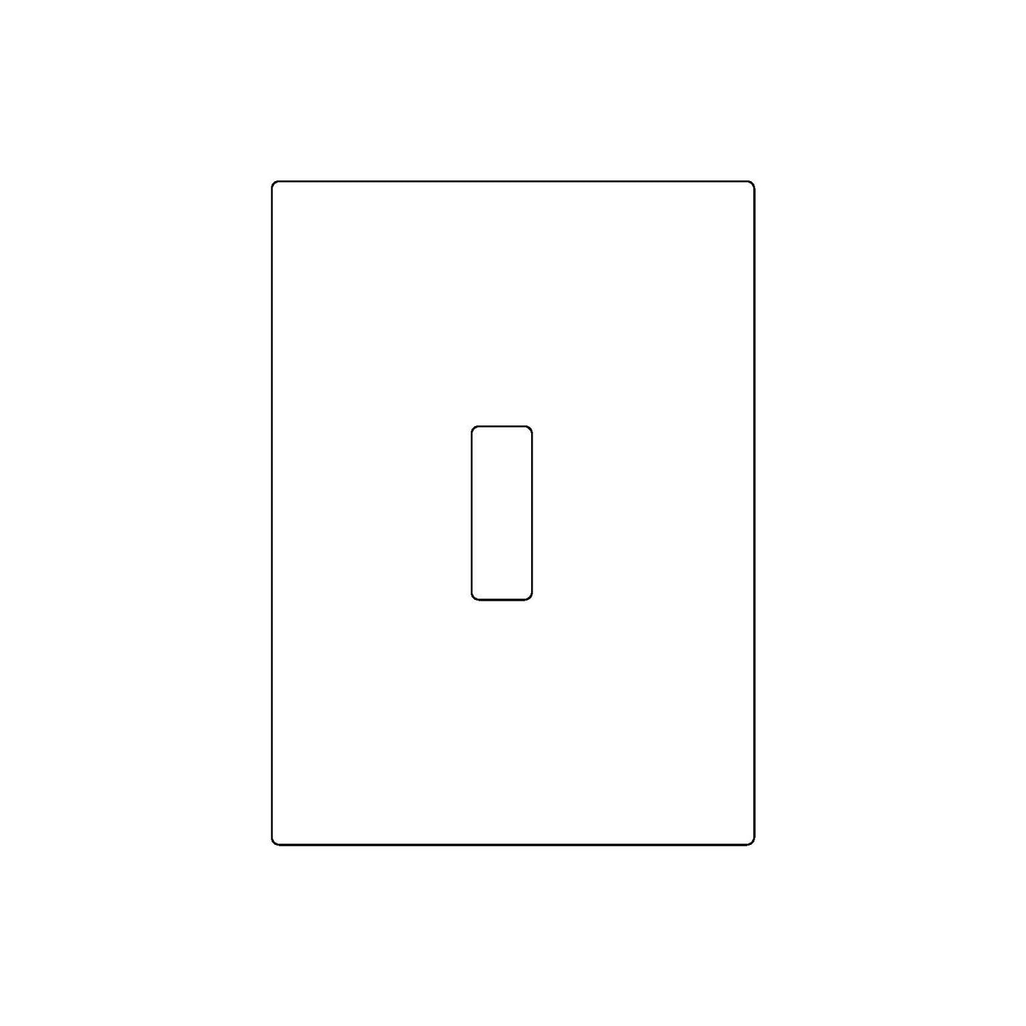 Emtek Modern Rectangular Barn Door Privacy Lock