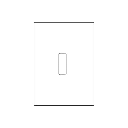 Emtek Modern Rectangular Barn Door Privacy Lock