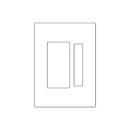 Emtek Barn Door Privacy Lock with Integrated Strike (5"x7")