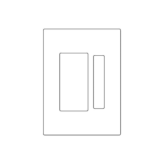 Emtek Barn Door Privacy Lock with Integrated Strike (5"x7")