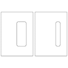 Load image into Gallery viewer, Emtek Barn Door Privacy Lock with Integrated Strike (2-1/2&quot;x7&quot;)