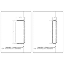 Load image into Gallery viewer, Emtek Barn Door Privacy Lock with Integrated Strike (2-1/2&quot;x7&quot;)