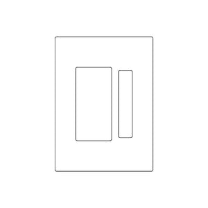 Emtek Barn Door Privacy Lock with Integrated Strike (5"x7")