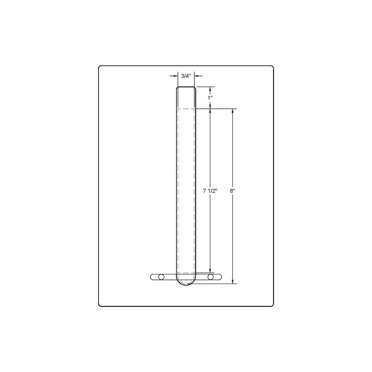 Emtek Flush Bolt (8" to 12")
