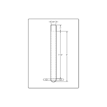 Emtek Flush Bolt (8" to 12")