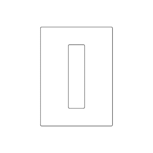 Emtek Flush Pull 10in (1-11/16" x 6-15/16")