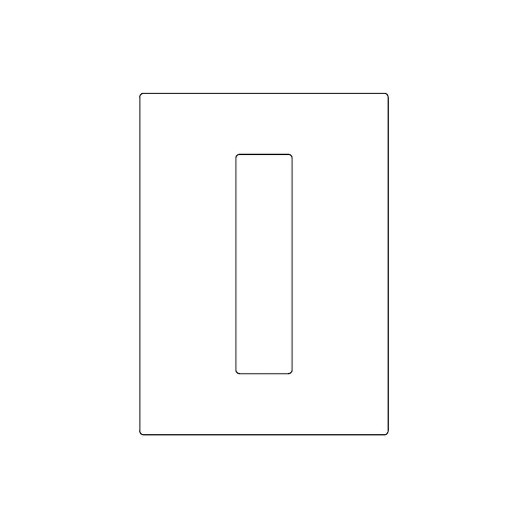 Emtek Flush Pull 10in (1-11/16