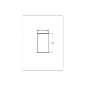 Emtek Flush Pull (222350) - Rectangular Offset Pocket
