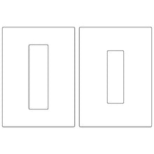 Load image into Gallery viewer, Emtek Flush Pull 7in (1-11/16&quot; x 5-11/16&quot;) + (2&quot; x 7&quot;)(Full Recess)