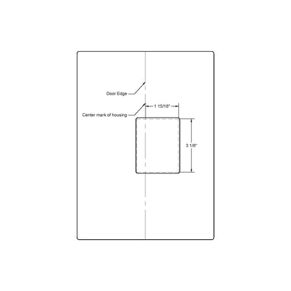 Emtek Pocket Door 2107 + 2108