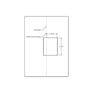 Emtek Pocket Door 2107 + 2108