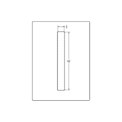 Emtek Pocket Mortise Face Plate (7/8"x8-1/16")