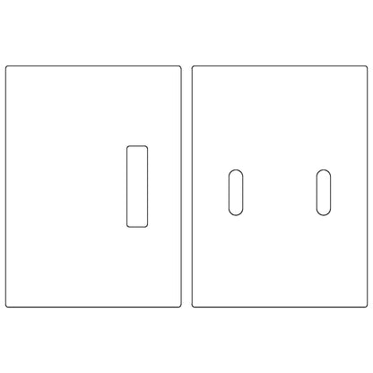 Emtek Pocket Strike Plate (13/16"x3-9/16")