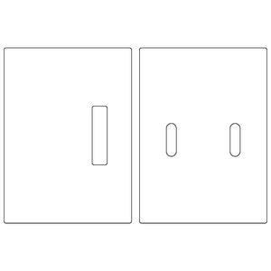 Emtek Pocket Strike Plate (13/16"x3-9/16")