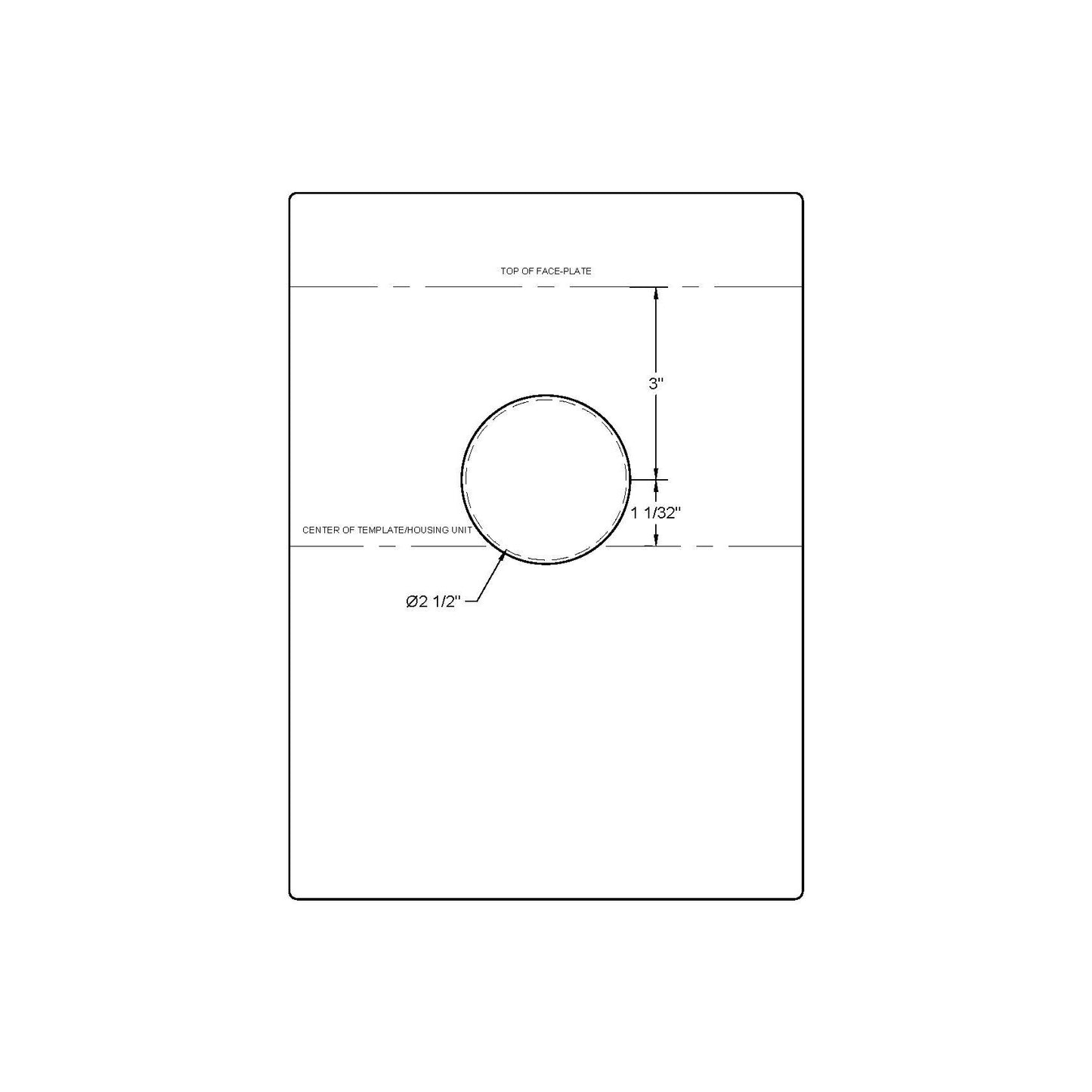 Emtek Square and Round Pocket Mortise Pull