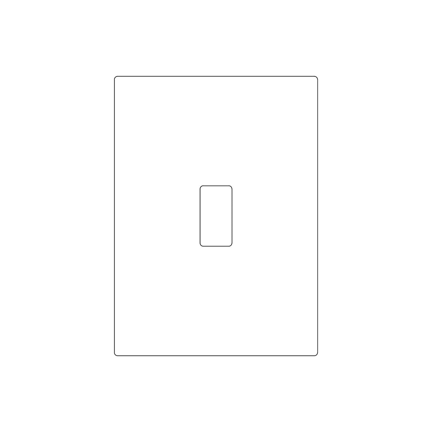 Face Plate (1-1/8"x2-1/4")
