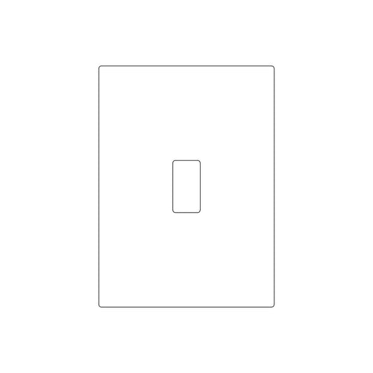 Face Plate (1-1/8"x2-1/4")