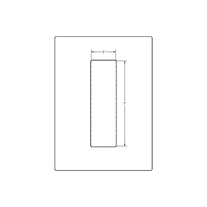 Baldwin Santa Monica Flush Pull (2"x7")