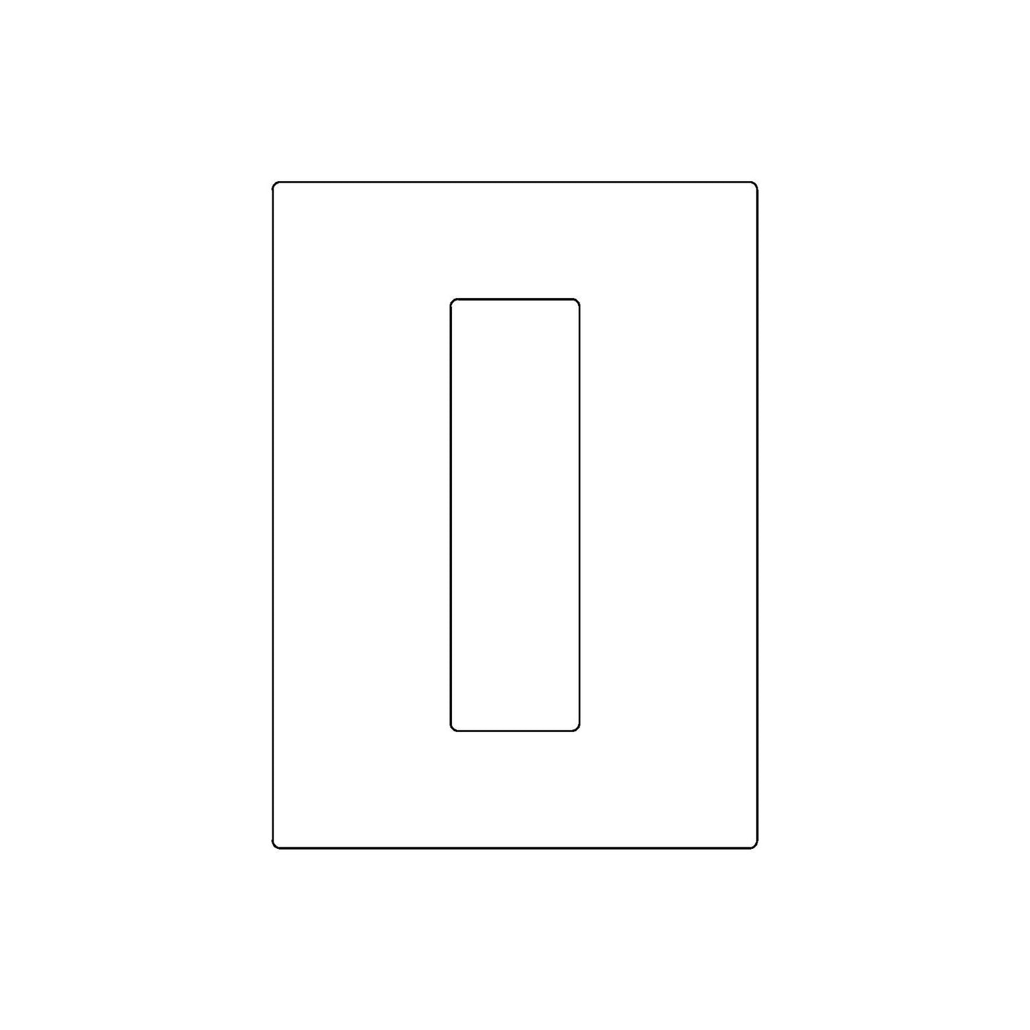 Baldwin Santa Monica Flush Pull (2"x7")