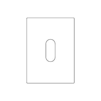 Flush Pull (1-7/16" x 3-5/8") (Radius Ends)