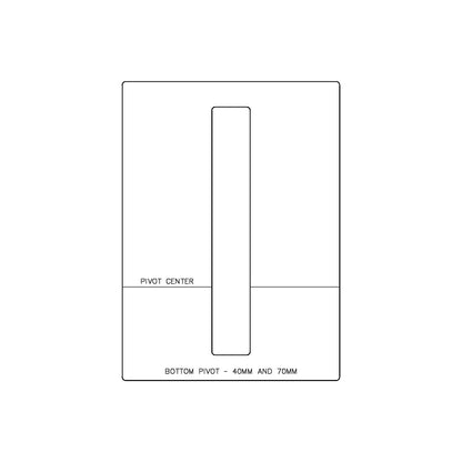 FritsJurgens System M/M+ - Bottom Pivot 40mm & 70mm