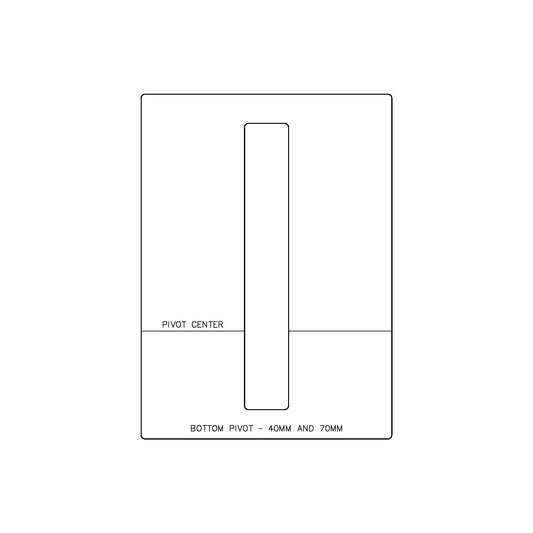 FritsJurgens System M/M+ - Bottom Pivot 40mm & 70mm