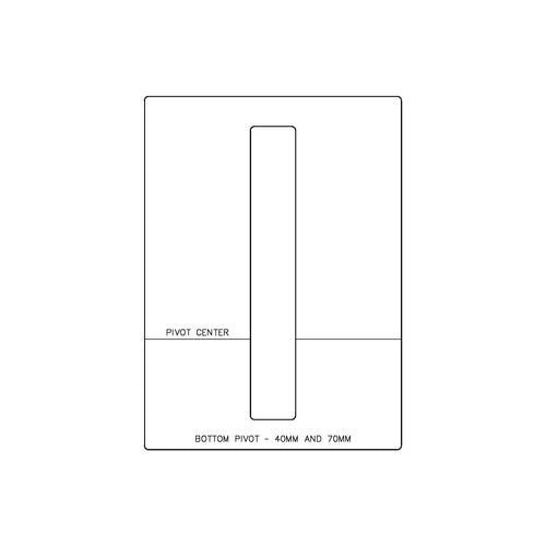 FritsJurgens System M/M+ - Bottom Pivot 40mm & 70mm