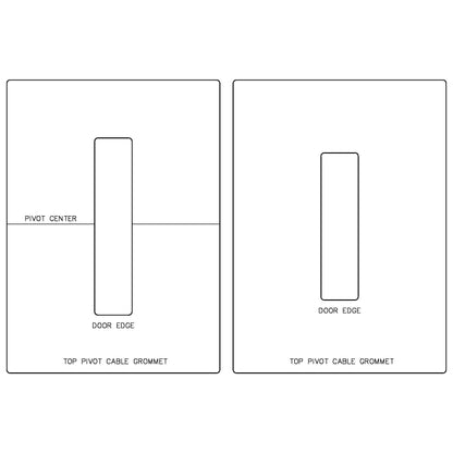 FritsJurgens System M/M+ - Top Pivot Cable Grommet