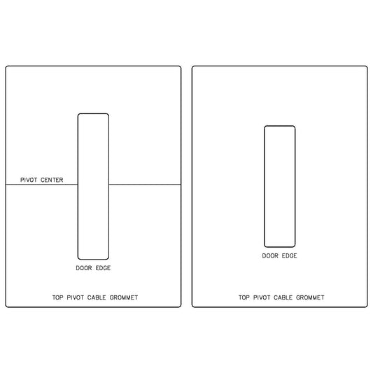 FritsJurgens System M/M+ - Top Pivot Cable Grommet