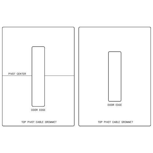 FritsJurgens System M/M+ - Top Pivot Cable Grommet