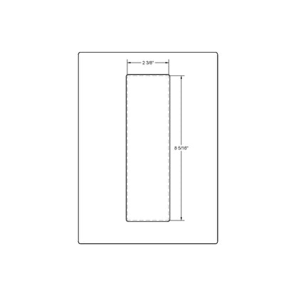 RMH Pocket Door Pull (2-3/8" x 8-5/16")