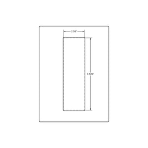 Rocky Mountain Pocket Door Pull (2-3/8" x 8-5/16")