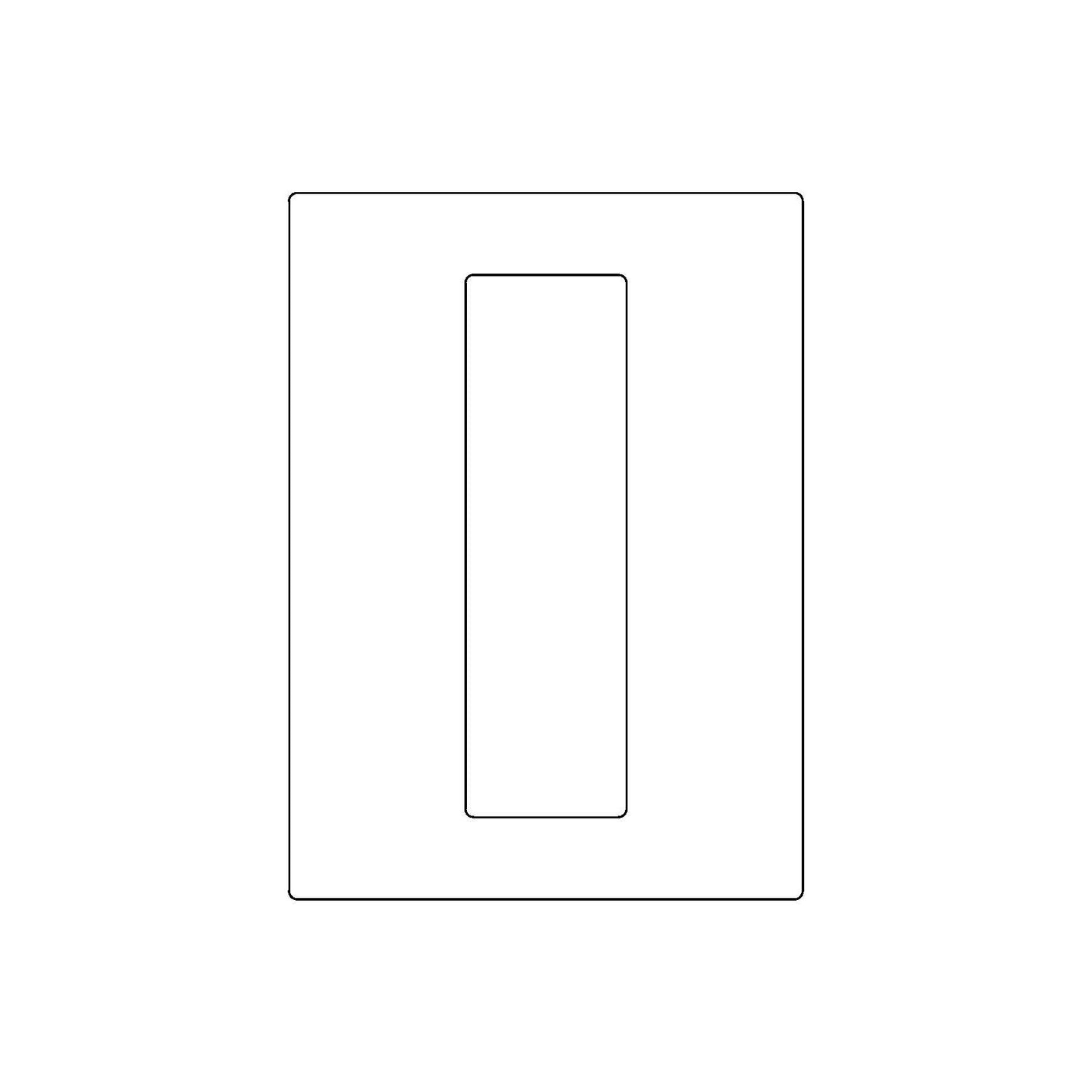 RMH Pocket Door Pull (2-3/8" x 8-5/16")