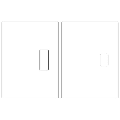 Pocket Door Strike + Dust Box (1-1/8"x2-3/4")