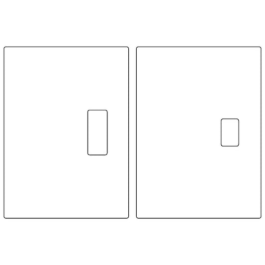 Pocket Door Strike + Dust Box (1-1/8"x2-3/4")