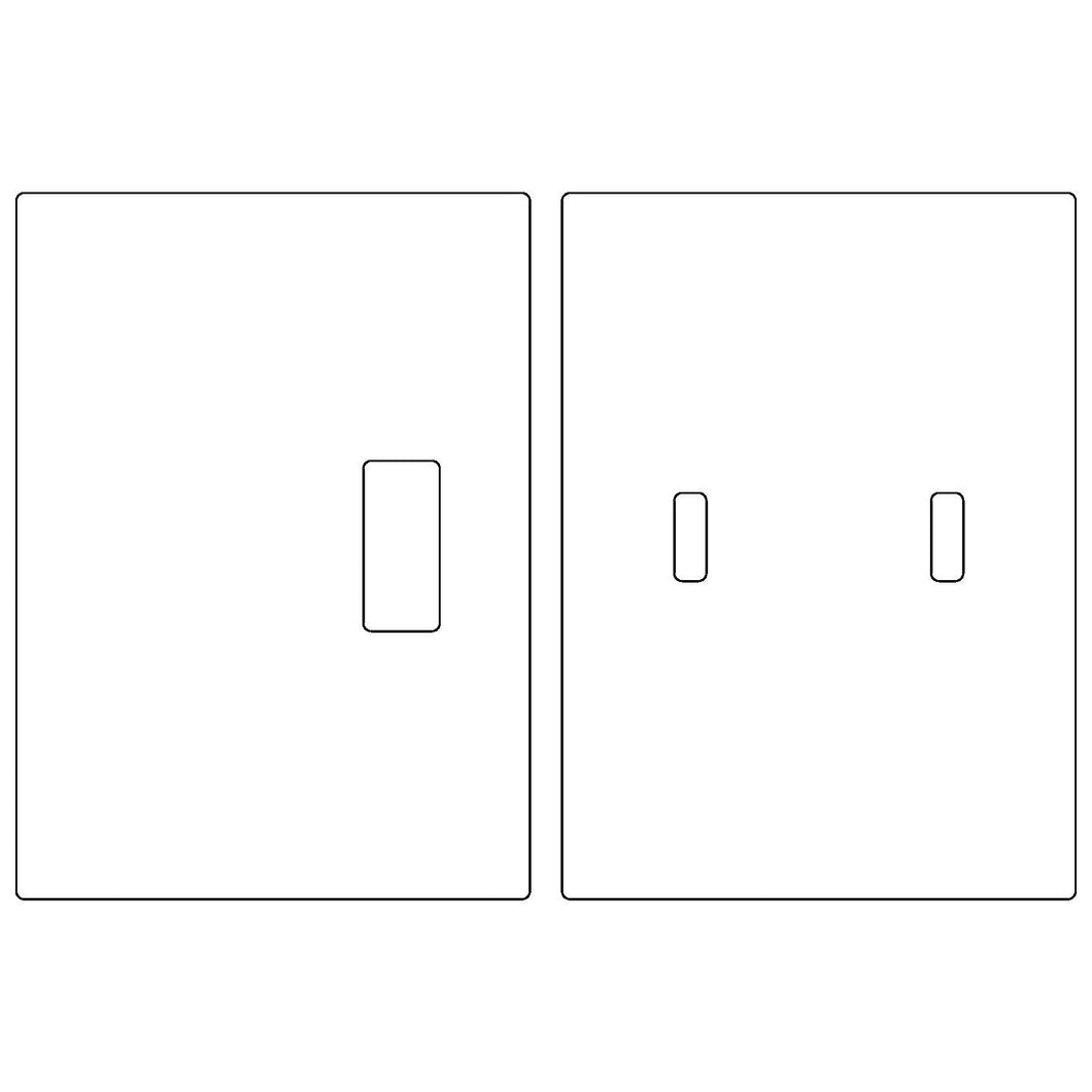 Pocket Door Strike + Mortise Section (1-1/16