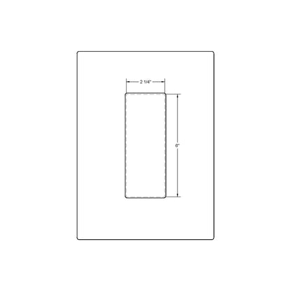 RMH Flush Pull FP206 (2-1/4" x 6")(Full Recess)