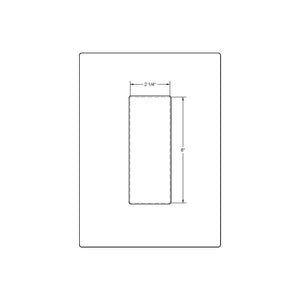 RMH Flush Pull FP206 (2-1/4" x 6")(Full Recess)