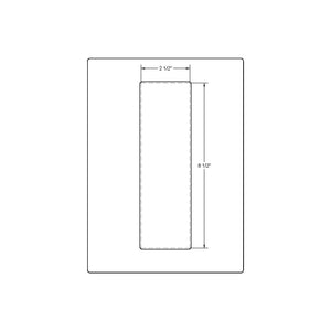 RMH Flush Pull FP258 (2-1/2" x 8-1/2")(Full Recess)
